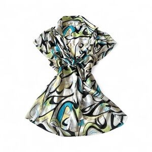 Abstract Print Women's Blouse